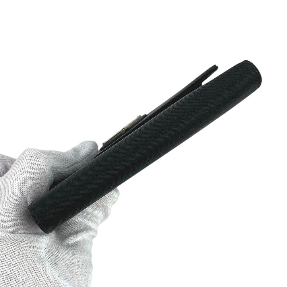 ■未使用■　プラダ コンパクト 三つ折り 財布 ウォレット テスート ナイロン ブラック M170 【326455】8 □未使用□ プラダ コンパクト 三つ折り 財布 ウォレット テスート