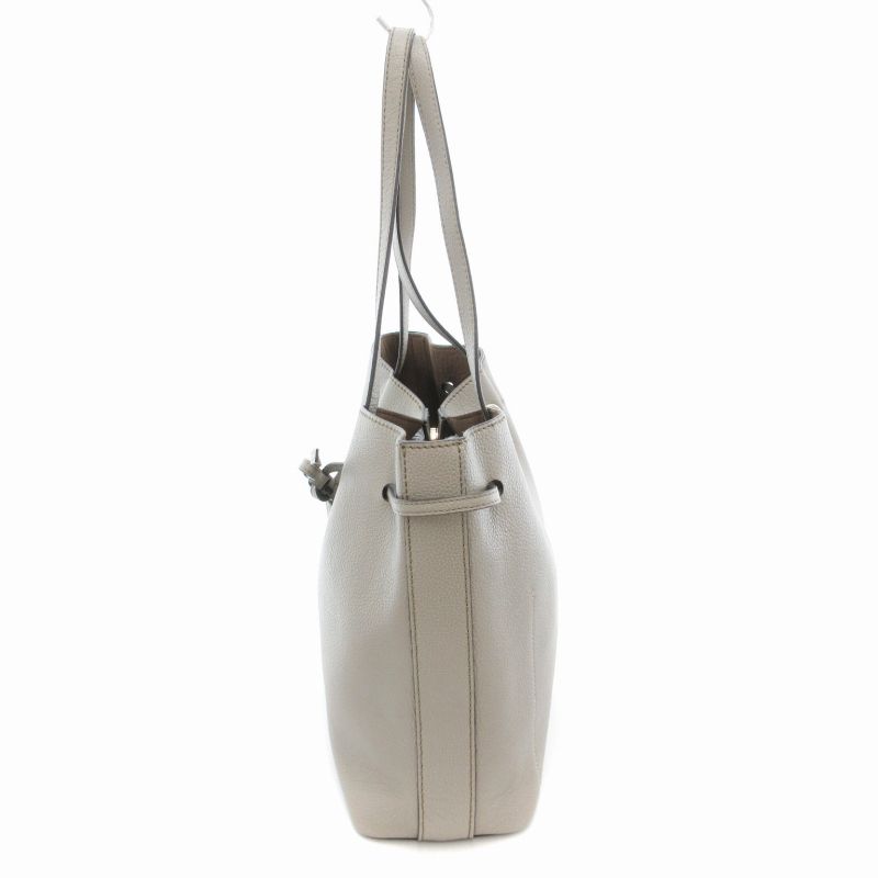 ✨️大特価✨️ フルラ コスタンザ トートバッグ 肩掛け シボ革 グレージュ フルラ FURLA 美品 コスタンザ トートバッグ レザー グレージュ