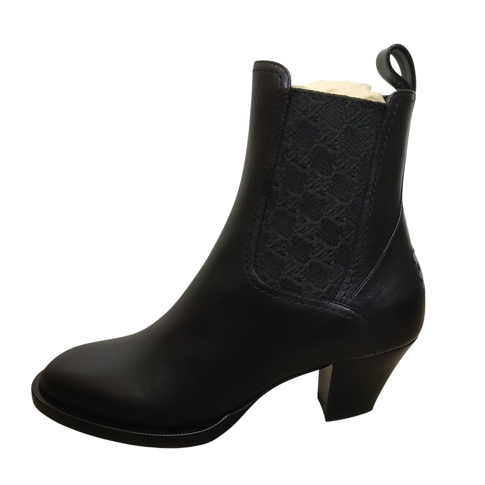 FENDI フェンディ ショートブーツ 38 ブラック レディース