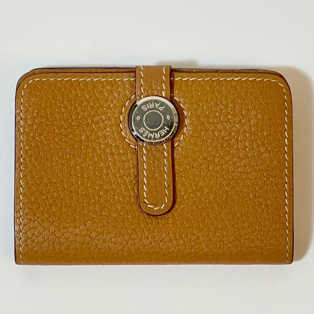 エルメス HERMES ドゴン トゴ カードケース パスケース 茶 メンズ レディース