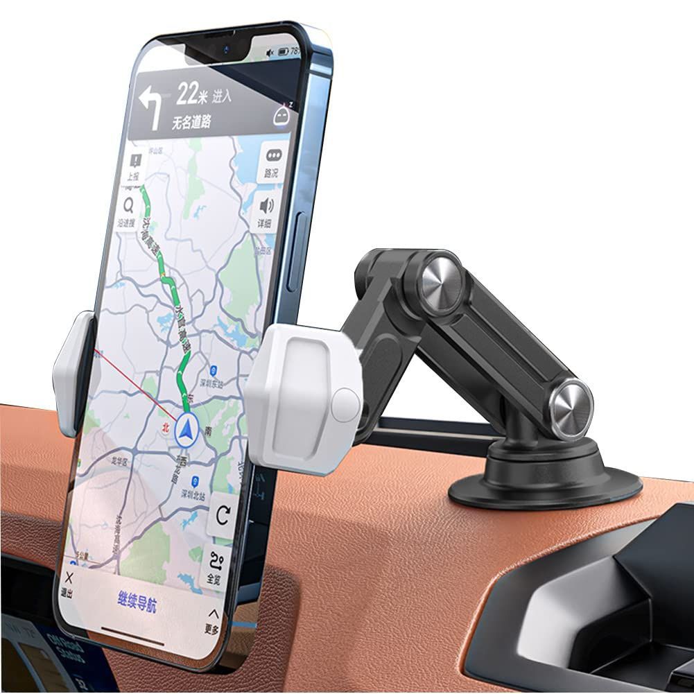【数量限定】360度回転 取付簡単 360度回転 スマホ ホルダー iPhone 車 14/ 13 車 / 12 / 携帯ホルダー 11 / ゲルサクションカップ X Pro Max 全車種対応 XR SE 粘着ゲル吸盤 2 X 8 車載ホルダー / Sams