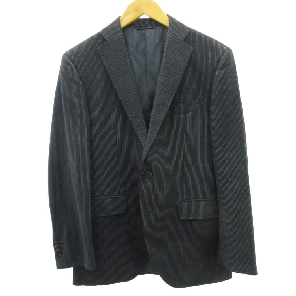 ロロピアーナ生地 130s スーツ FOUR SEASONS セットアップ イタリア生地 カノニコ 120s グレー系 上165cm 下170cm 約M