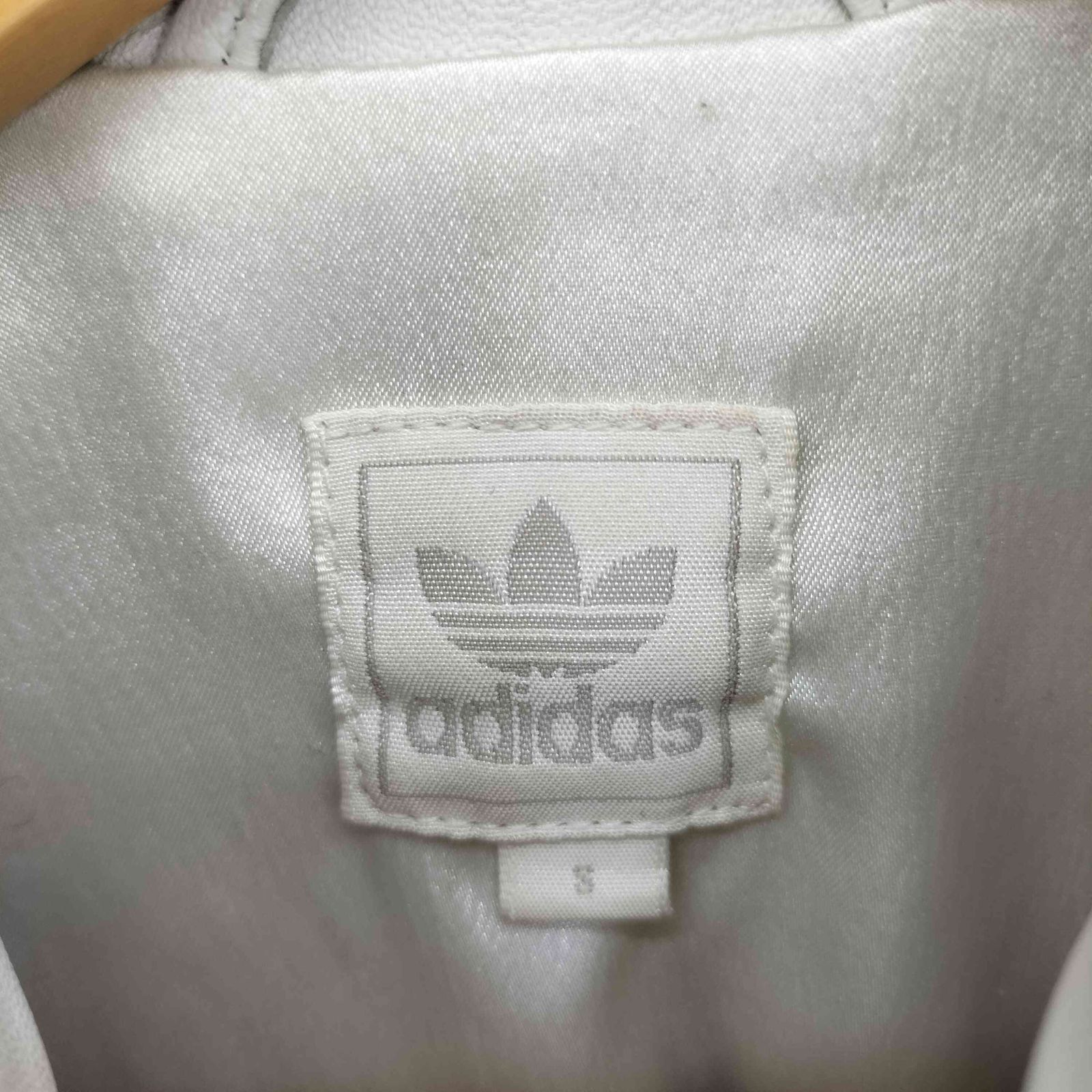 adidas Originals(アディダスオリジナルス) 00S 06年製 ラムレザーステンカラーマルチポケットジャケット メンズ import：S 【中古】【ブランド古着バズストア】 アディダスオリジナルス adidas Originals 00S 06年製 ラムレザー