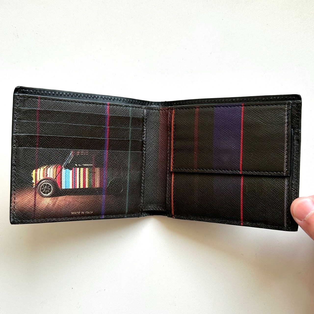 ポールスミス Paul Smith 二つ折り財布 ミニクーパー レア 美品