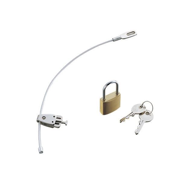 （まとめ）エレコム ESL-3用サブワイヤーロックESL-3W 1パック