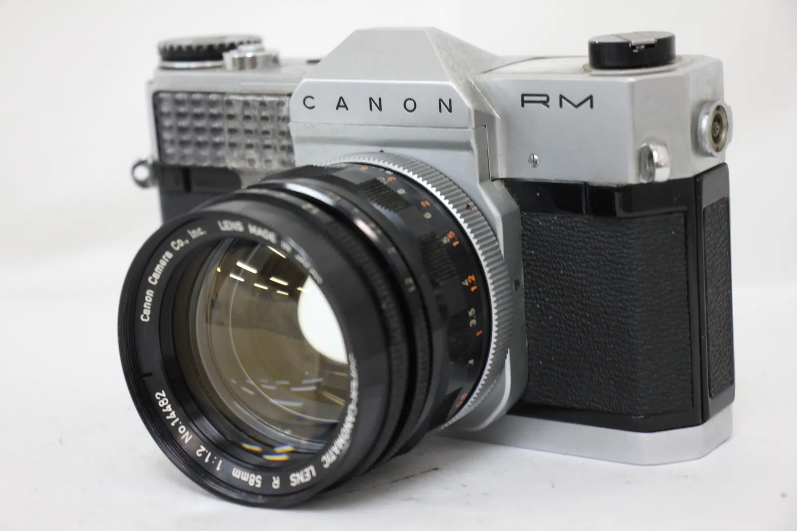 Canonflex RM 2台+レンズ58mm f1.2 Canonflex RM 2台+レンズ58mm f1.2 F1.2大口径】Canon FL 55mm vs 58mm