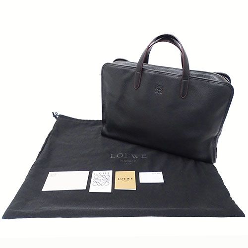 ロエベ LOEWE バッグ メンズ ブランド ビジネスバッグ レザー ブラック
