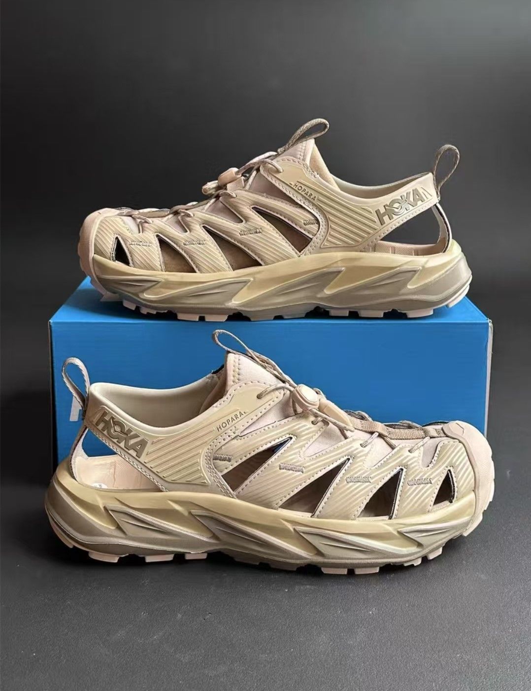 HOKA ONE ONE ホカオネオネ HOPARA ホパラ ベージュ サンダル ユニセックス アウトドア レジャー