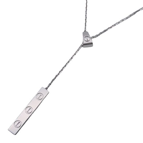 カルティエ Cartier ネックレス レディース ブランド 750WG ラブ LOVE 