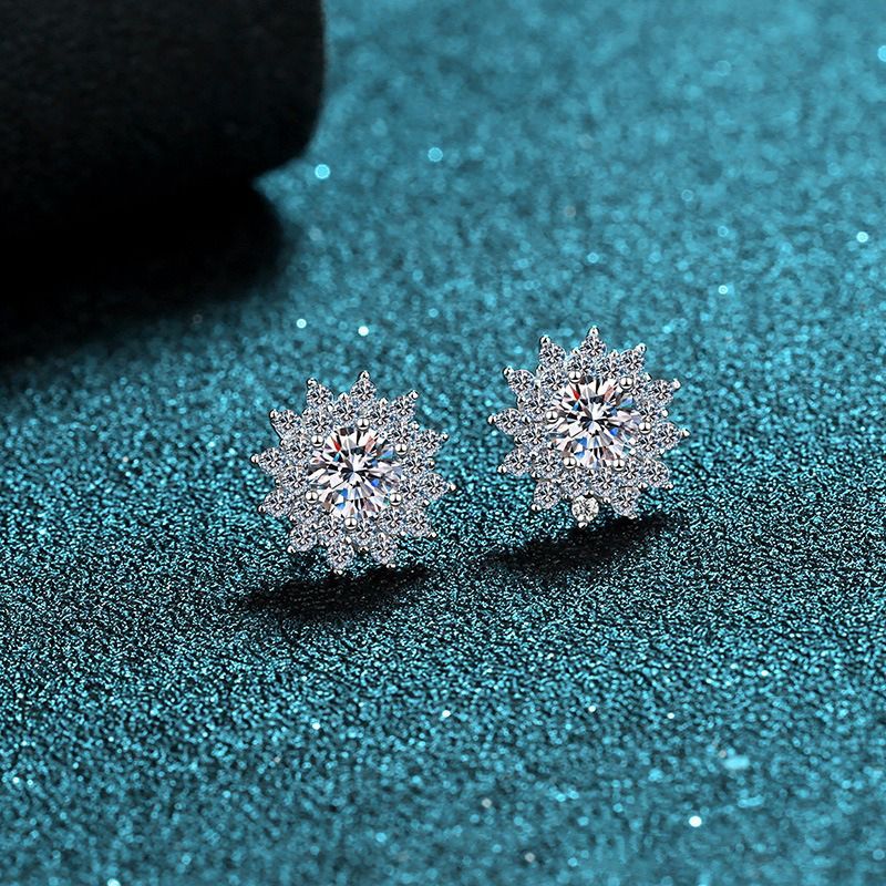 ピアス モアサナイト 0.5ct シルバー925 人工ダイヤモンド モアッサナイト ギフト 普段使い 耳飾り パーティー 結婚式 プレゼント med101 6296