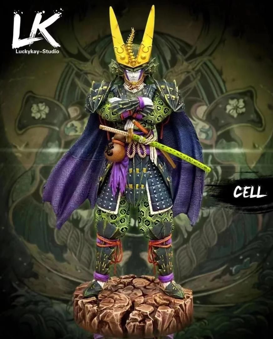 ドラゴンボール セル 武士 ガレージキット フィギュア 塗装済み