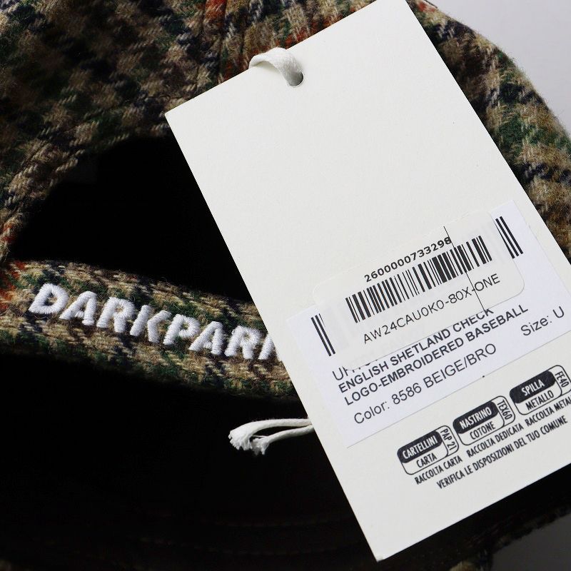 ドゥーズィエムクラス DARK PARK CHECK BASEBALL CAP DARKPARK/ダークパーク】CHECK BASEBALL CAP（キャップ