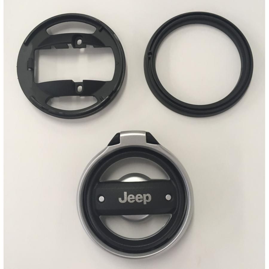 ジープ ラングラーJL JK 2ドア＆4ドア 用ドリンクホルダーエアベント装飾カバーCYB213 入荷 BRIGHTFACE_UK