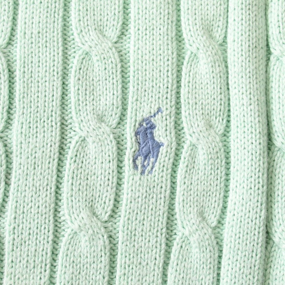 美品 POLO RALPH LAUREN ポロ ラルフローレン ケーブルニット セーター  