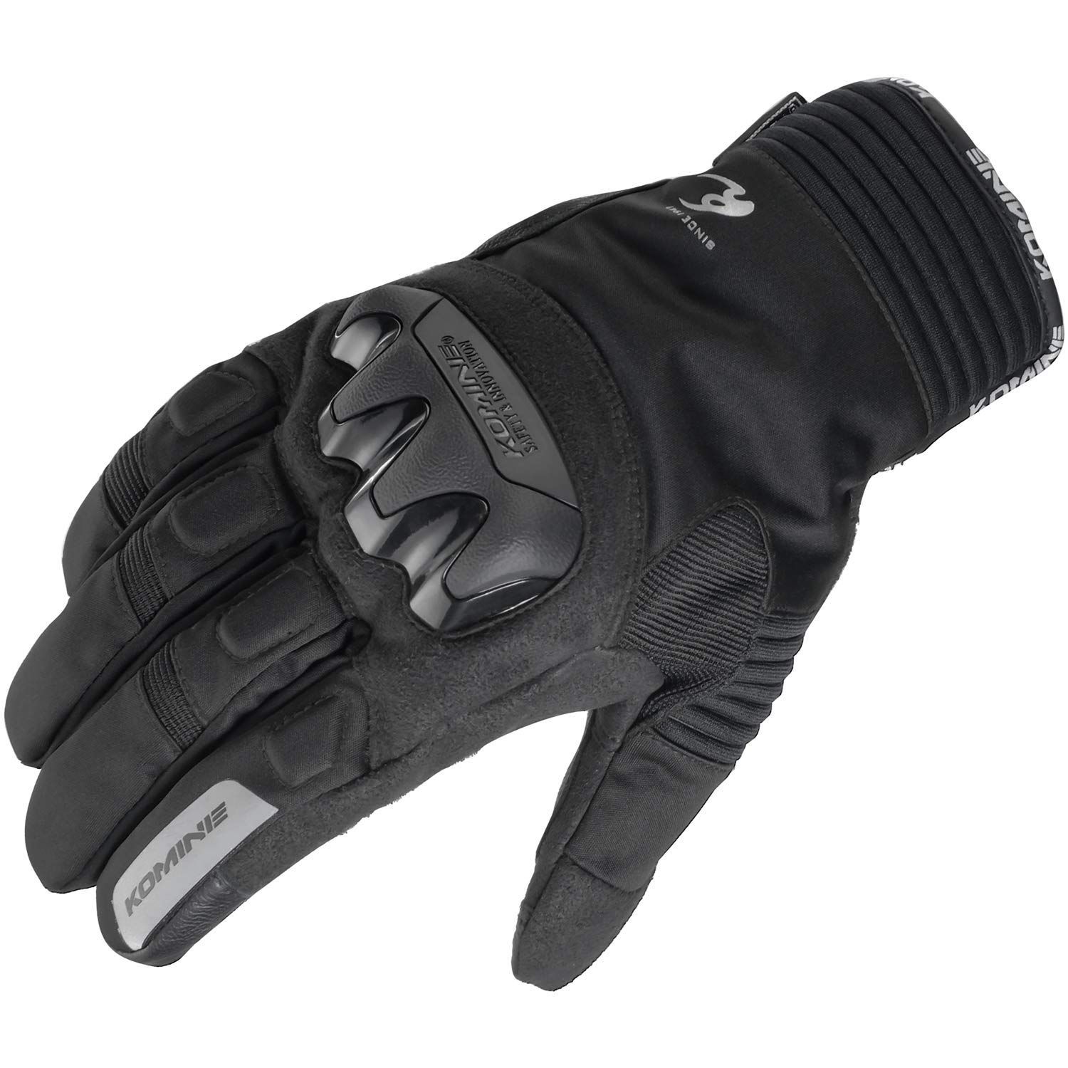 Size XL_Color ブラック コミネ KOMINE バイク用 プロテクトウィンターグローブ ブラック XL GK-834 1279 秋冬春向け 防水 防寒 ストレッチ素材 プロテクター