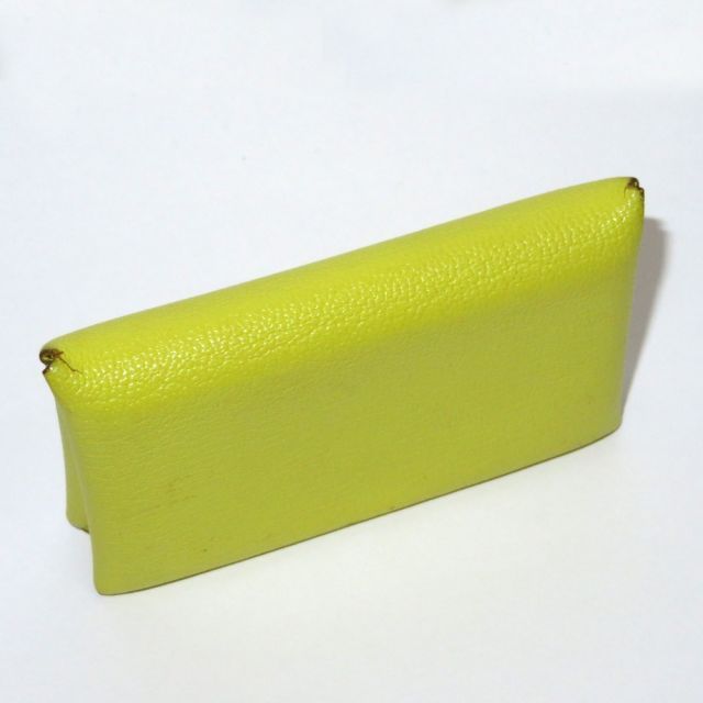 中古 エルメス 小物 カルヴィ カードケース Bランク シェーブル 名刺  