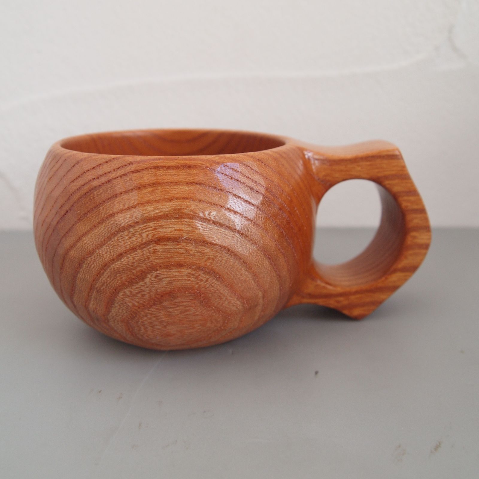 良岳さん作 ククサ 神代ケヤキ 280cc 良岳さん作 ククサ 神代ケヤキ