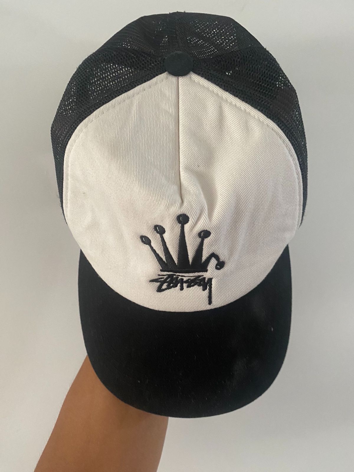 STUSSY CROWN STOCK TRUCKER CAP メッシュキャップ（stussy