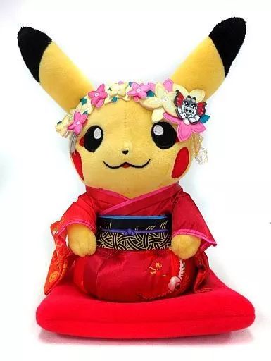 ぬいぐるみ 舞妓はんピカチュウ おすわりver. ぬいぐるみ 