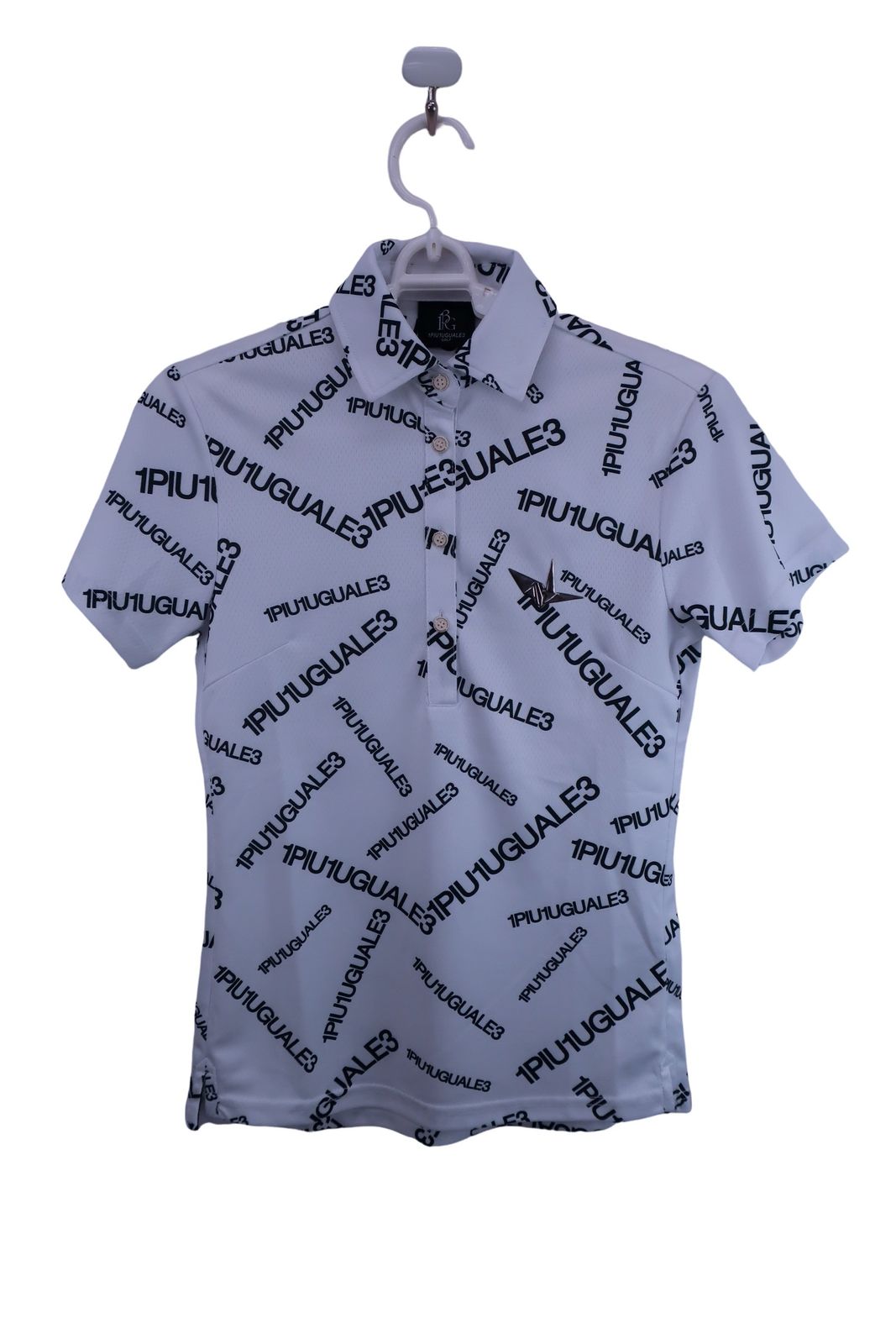 ウノピュウ レディースM ポロシャツ 1PIU1UGUALE3 白 美品