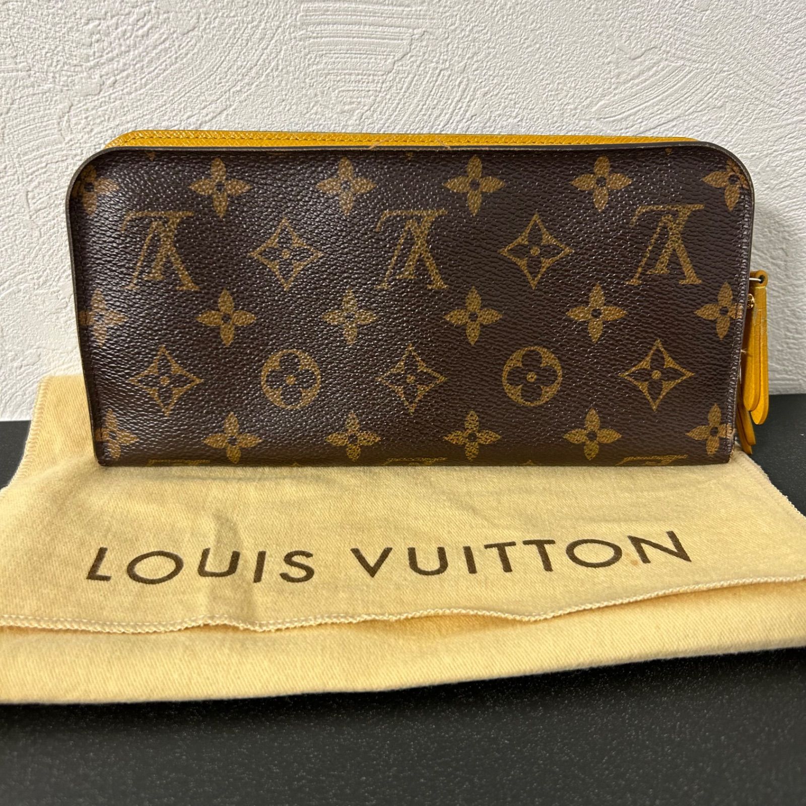 LOUIS VUITTON ルイ・ヴィトン モノグラム ポルトフォイユ・アンソリット ジョーヌ