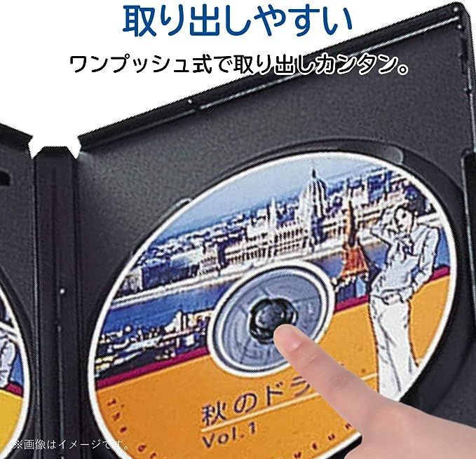 5枚セット ブラック エレコム トールケース DVD BD 対応 標準サイズ 2枚収納 5個セット ブラック CCD-DVD05BK ::27858  アイの店 メルカリ