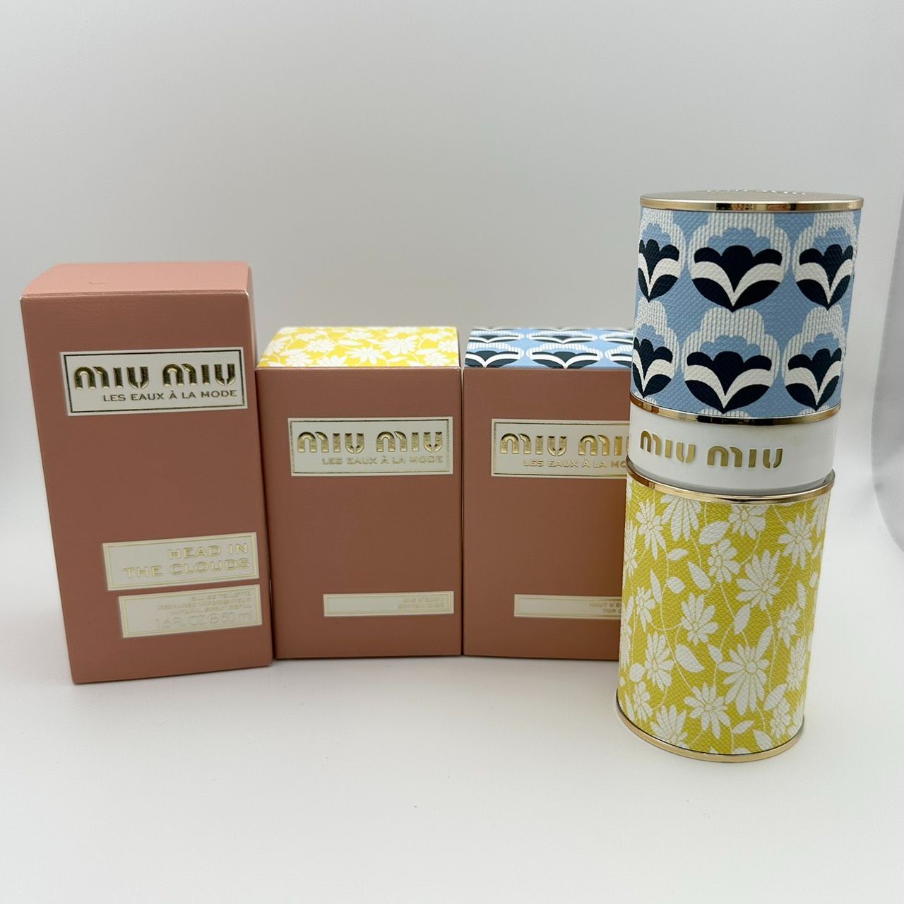返品OK】MIU MIU ミュウミュウ レゾーアラモード ヘッドインザクラウズ 