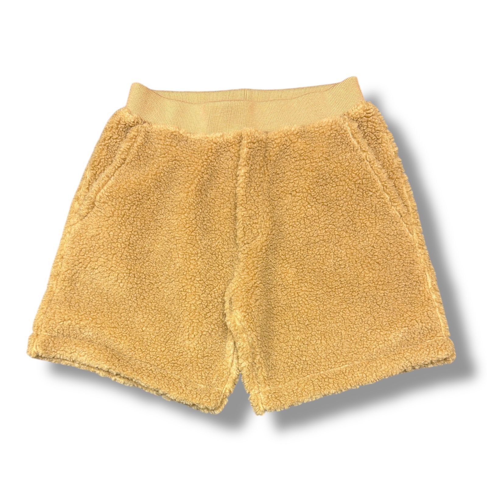 DSQUARED2 TEDDY BEAR BIG BOXER SHORT テディベアビッグボクサーショーツ イージーショーツ ボア フリース ディースクエアード S79MU0066 ベージュ M 98201A5