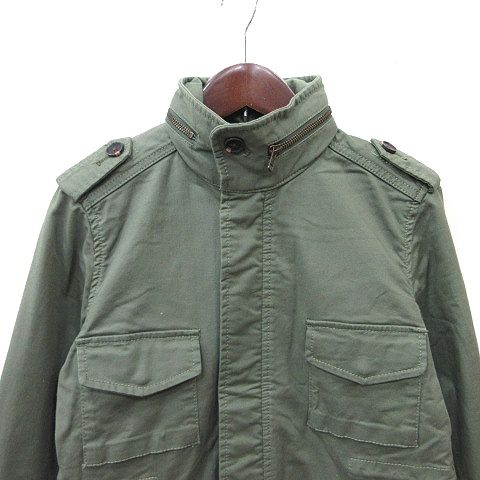ドロシーズ DRWCYS ミリタリージャケット スタンドカラー 1 S 緑