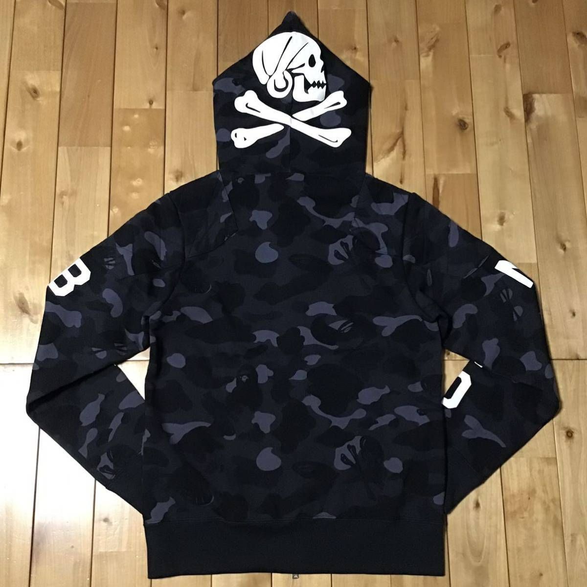 ☆新品☆ BAPE × NEIGHBORHOOD シャーク パーカー Mサイズ shark full zip hoodie ネイバーフッド エイプ  ベイプ a bathing ape NBHD - メルカリ