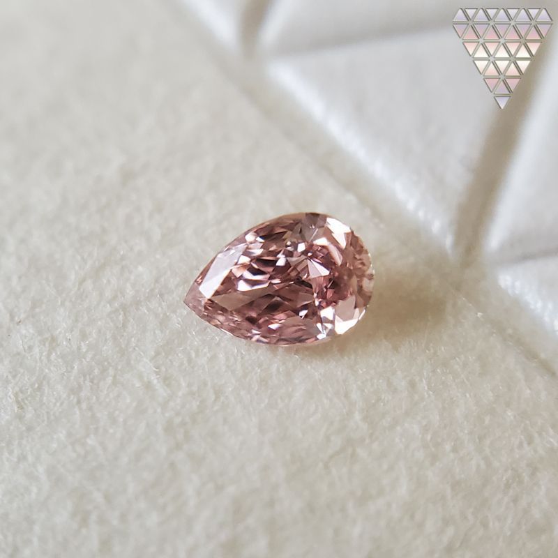 0.054 ct FANCY ORANGY PINK VS2 AGT 天然 ピンク ダイヤモンド - メルカリ