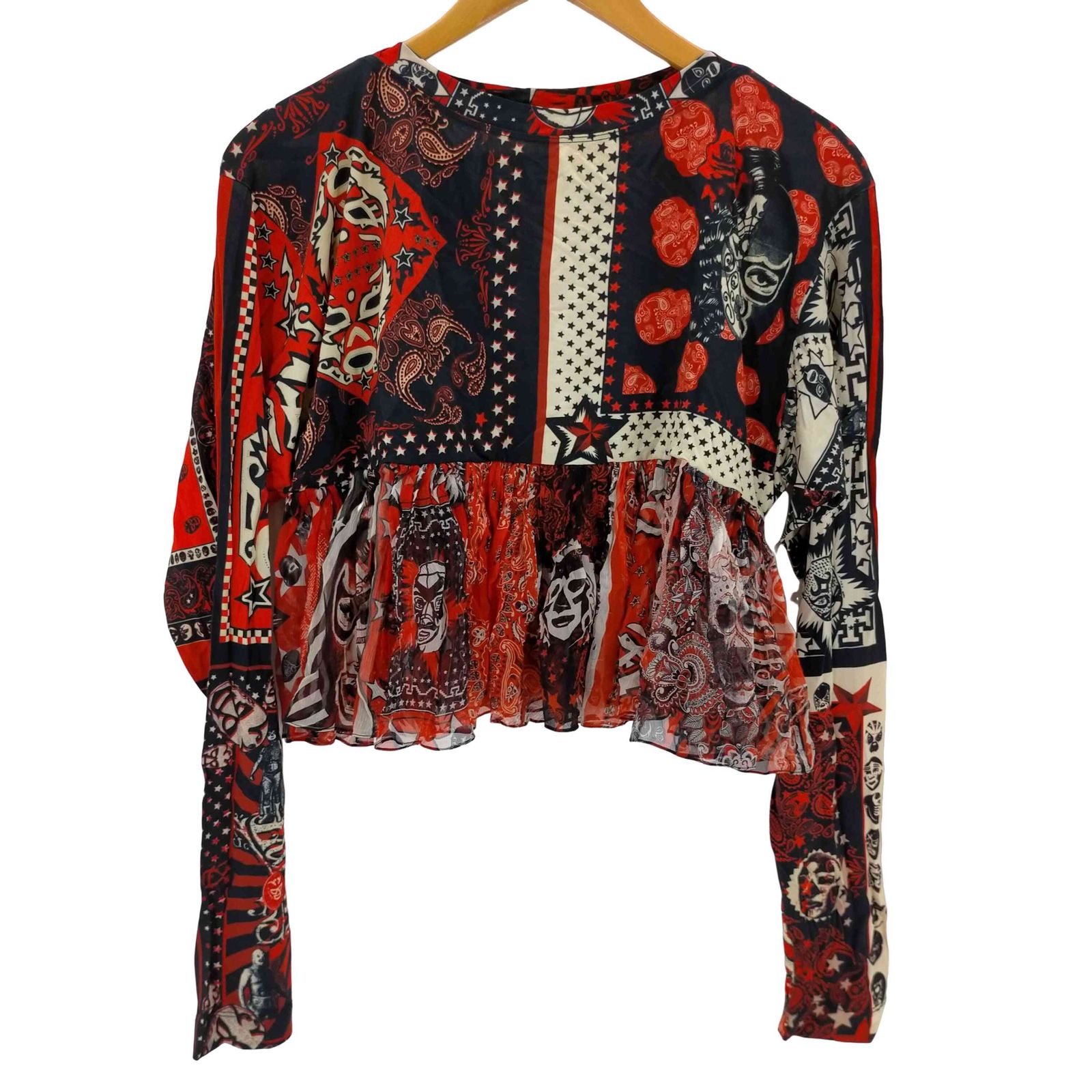 ジャンポールゴルチエ Jean Paul GAULTIER メキシカン レスラーフリル パワーネット レディース 表記無