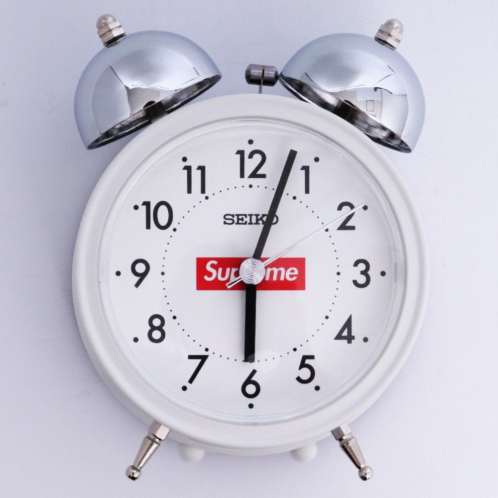 SUPREME Seiko Alarm Clock ホワイト - メルカリ