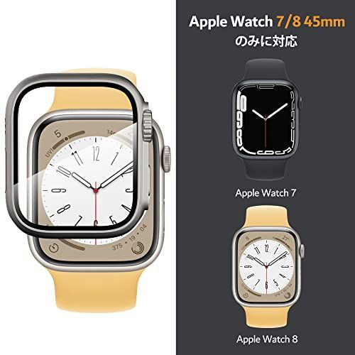 送料無料】 45mm PZOZ Apple Watch 7/8 ケース 45mm 保護フィルム