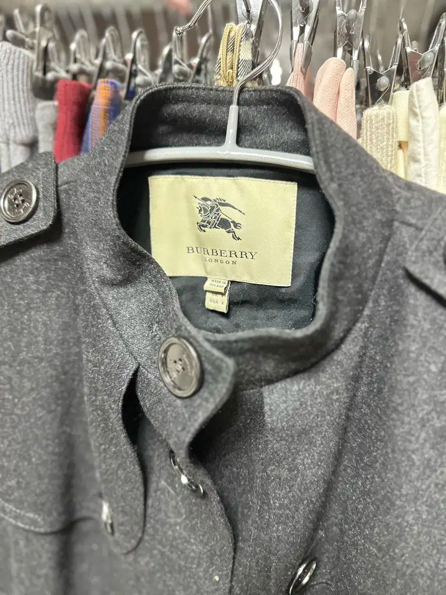 BURBERRY バーバリー ロンドン ウール ジャケット グレー