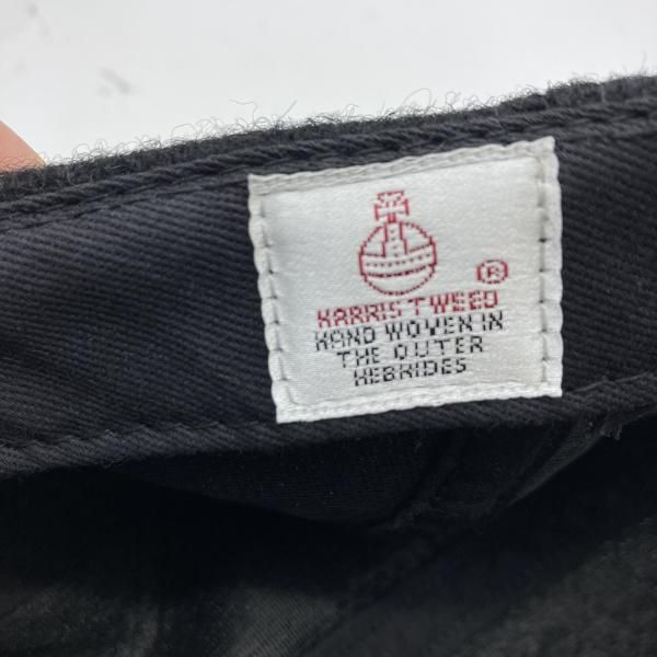 Supreme×Harris Tweed wool camp cap 黒 シュプリーム ハリスツイード 19 240019503372 WWW_GREEN-COOK_ORG