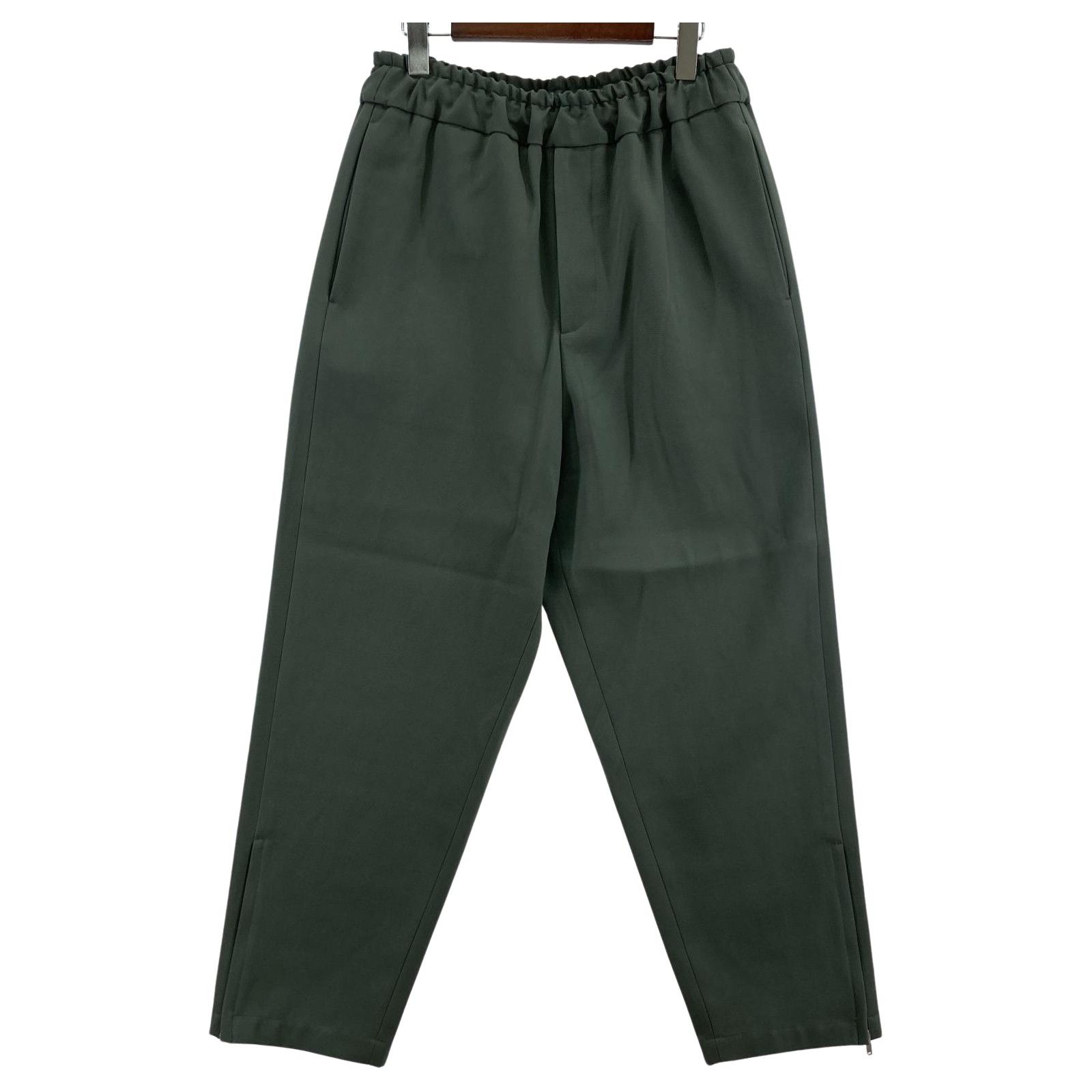 JIL SANDER ジップスラックスパンツ　　46 JIL SANDER ジップスラックス 46 グリーン - メルカリ