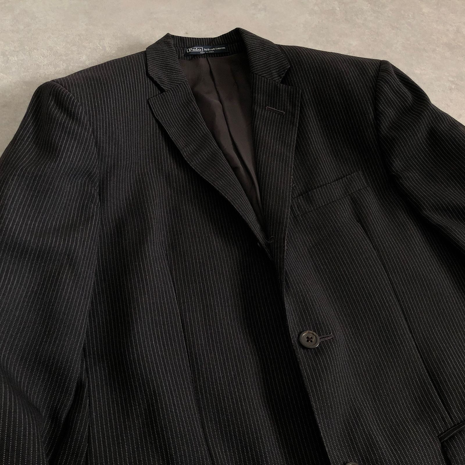 RALPH LAUREN イタリア製 ピンストライプ セットアップ スーツ ラルフ 