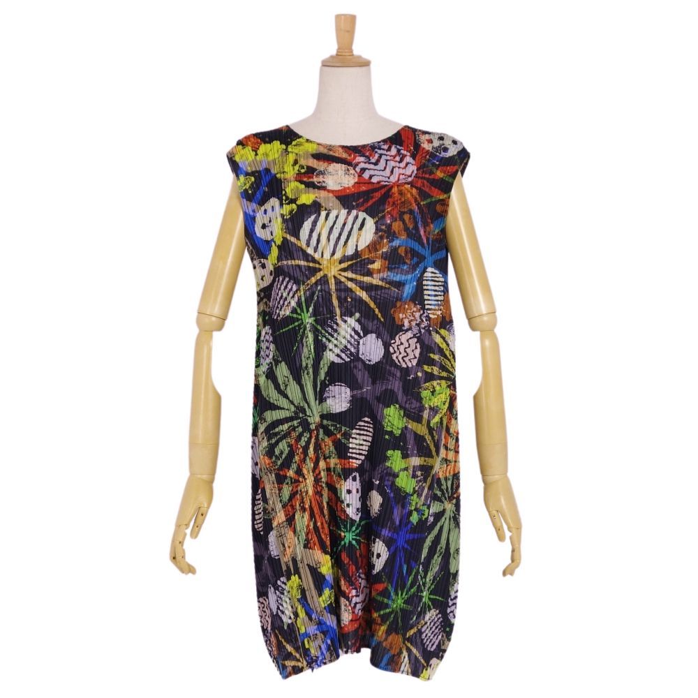 美品 プリーツプリーズ イッセイミヤケ PLEATS PLEASE ワンピース