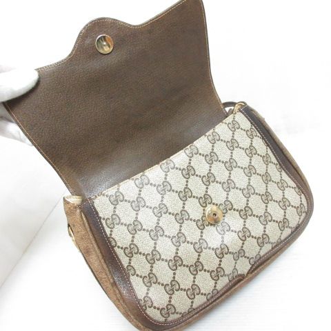 Old Gucci オールド グッチ GG スプリーム ショルダー バッグ 茶 GUCCI グッチ GGスプリーム オールドグッチ 904 ブラウン