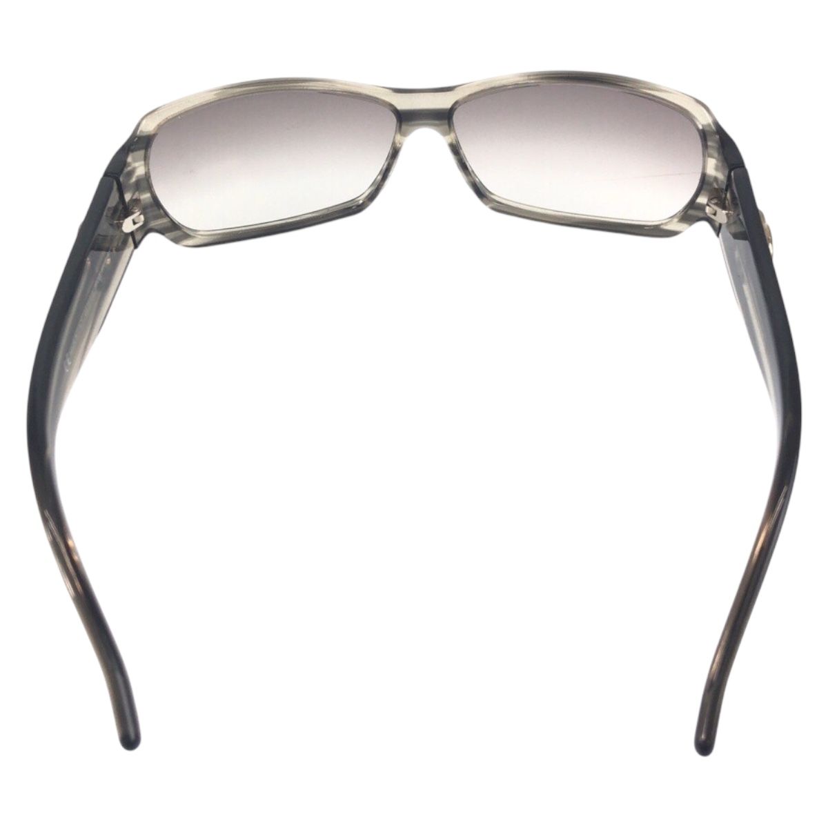 GUCCI クリアグレー サングラス 美品 GUCCI グッチ ラメ インターロッキング クリア グレー