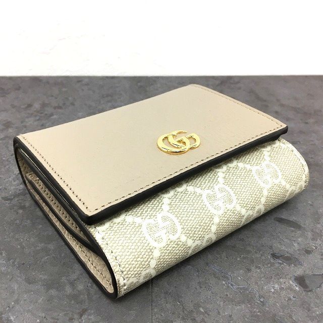 187 未使用品 グッチ コンパクトウォレット 598587 - メルカリ
