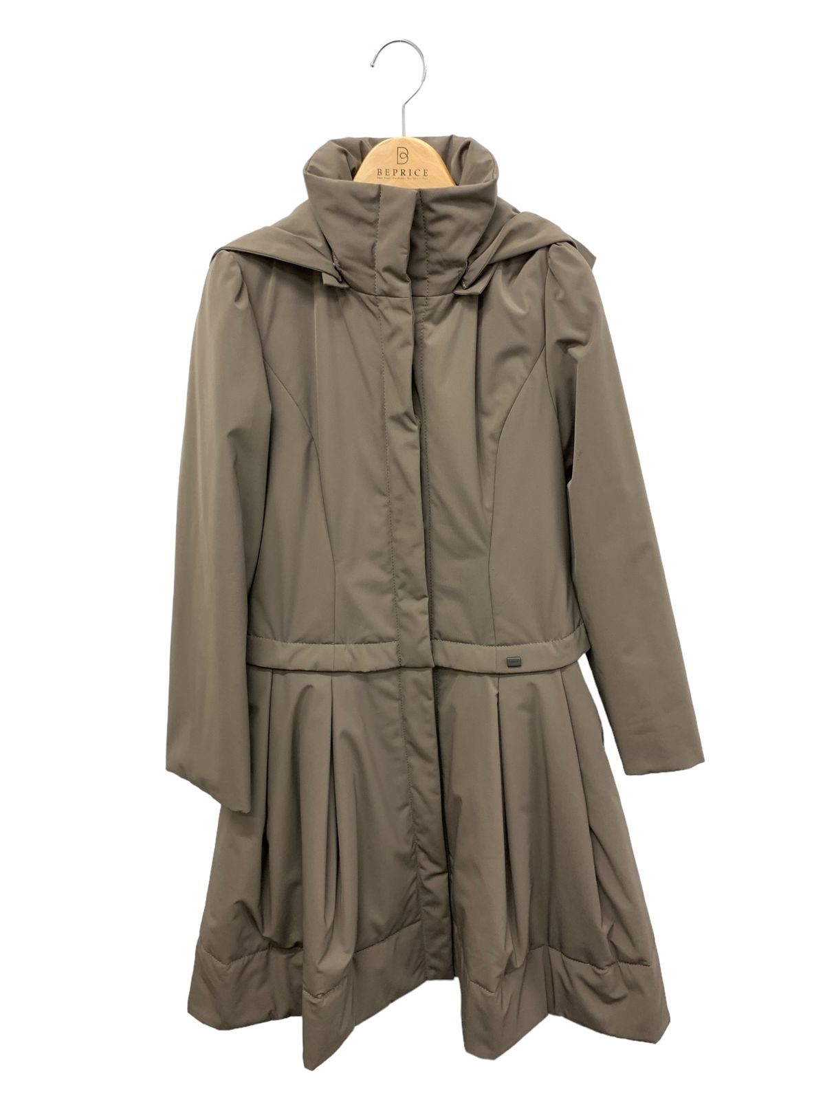 フォクシー 美品 38 レインコート お直しあり グレージュ