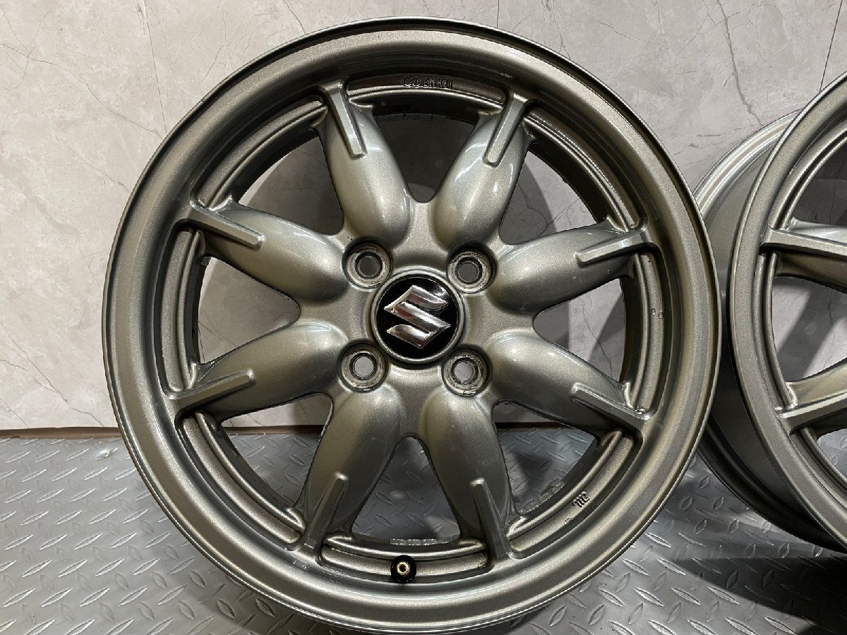 【店内全品送料無料】 SUZUKI スズキ HA36 アルト 純正ホイール 15インチ 4本 4.5J4HPCD100 45 ワゴンR スペーシア ソリオにも MHB586