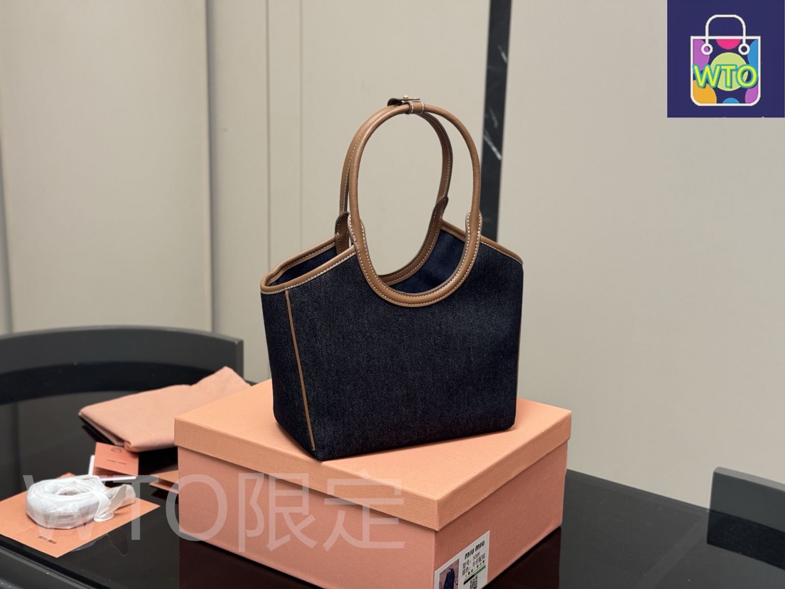 ✨️MIU MIU ✨️キャンパスバッグ 2way新品、未使用‼️値段交渉受付ます‼️ MIU MIU - 良品 miumiu ミュウミュウ カナパ 2WAY キャンバス