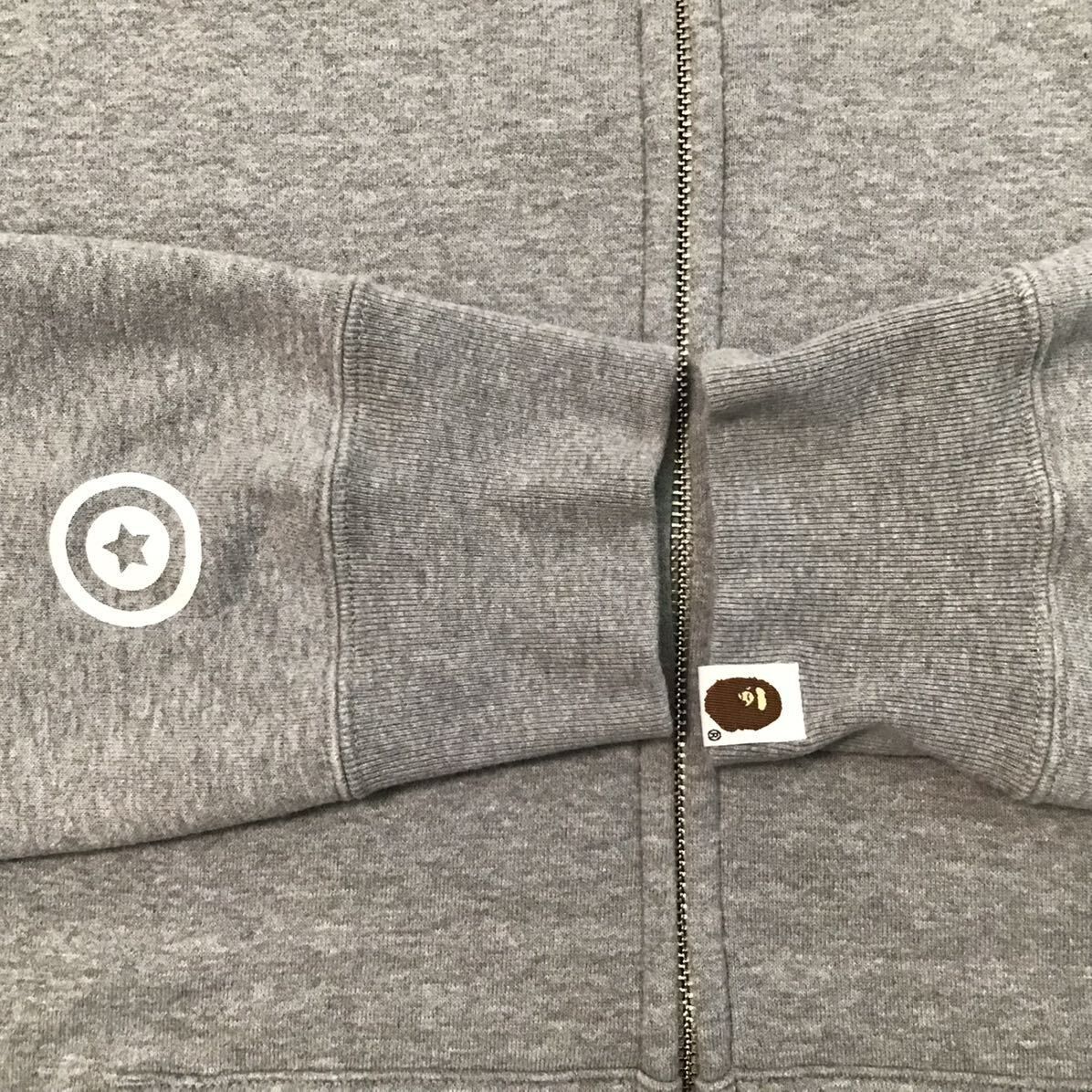 ☆XL☆ WGM シャーク パーカー グレー shark full zip hoodie a