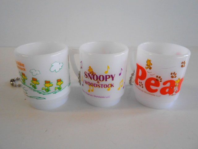 Jsj17It Snoopy Vintage Mug Keychain 6 Types | eBay