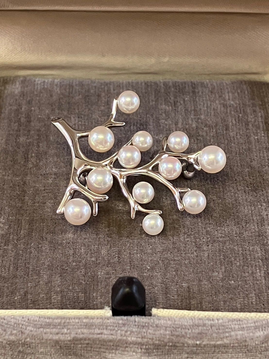 週末限定セール 極美品 Mikimoto ミキモト パール ブローチ 幸福