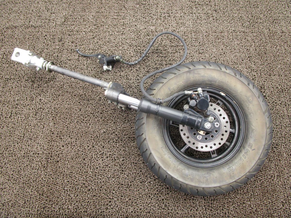 ズーマー フロントホイール ASSY A892 ディスク化に キャリパー フォーク ディスク AF58 ホンダ AF55E ZOOMER キャブ車 12V