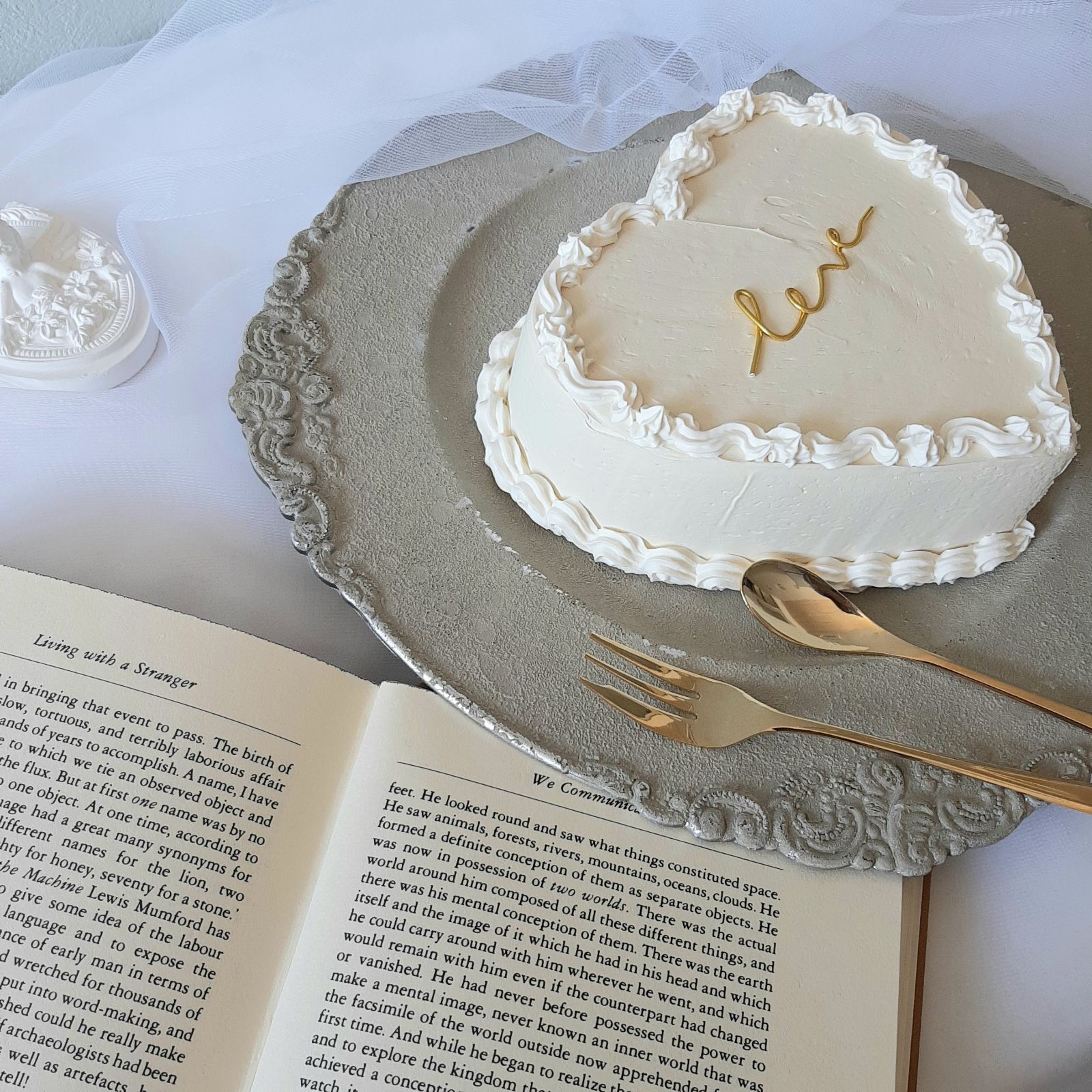 ハートのクレイケーキ クレイケーキ センイルケーキ ケーキ